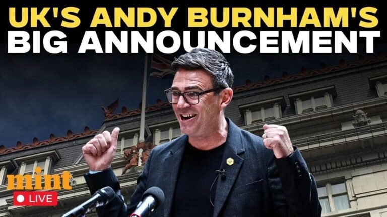 Andy Burnham was elected as the leader of the British Labor Party on Monday to become the British Prime Minister | Today’s news