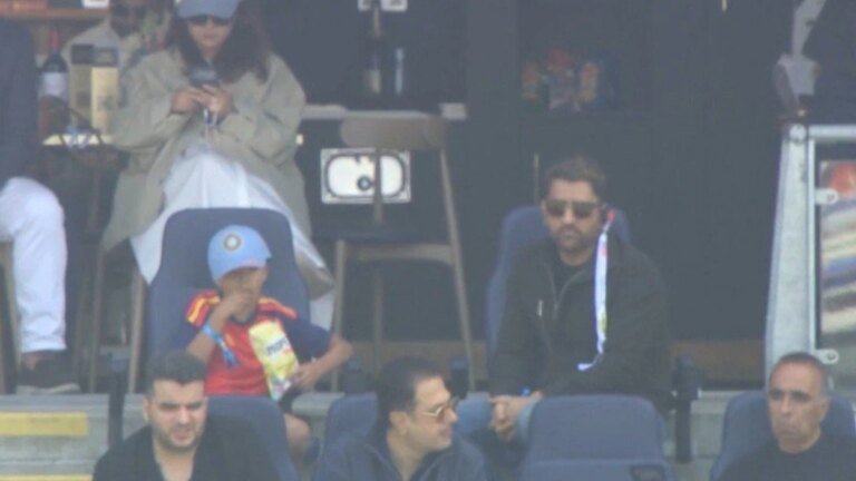 Watch: MS Dhoni melts hearts with sweet gesture for kid in Edgbaston stands