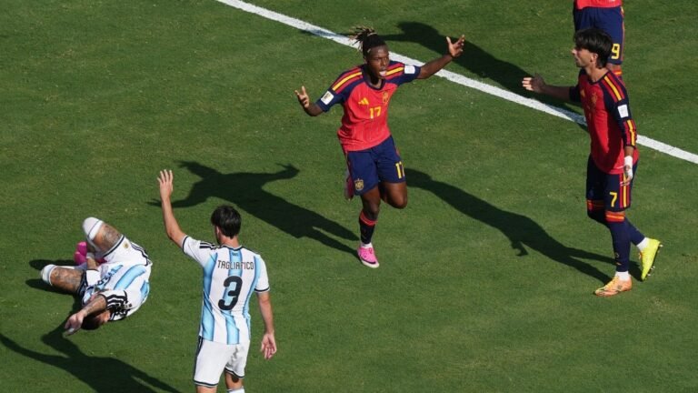 Spain fans erupted after Nico Williams’ last World Cup goal was ruled out by VAR
