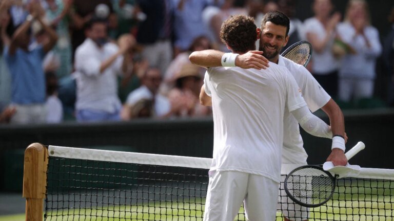Novak Djokovic broke Roger Federer’s Wimbledon record to reach the quarterfinals