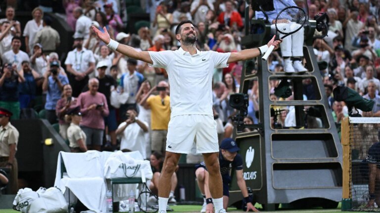 Wimbledon: Novak Djokovic survives five-hour epic to set up semi-final showdown with Sinner