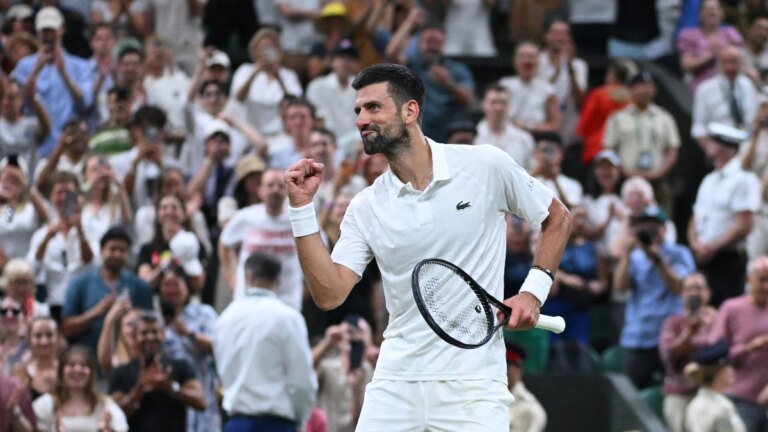 Wimbledon: Djokovic compares marathon quarter-final win to iconic 2019 final against Federer