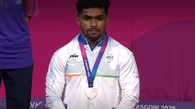 CWG: Raja Muthupandi won silver to complete a perfect day for India in weightlifting