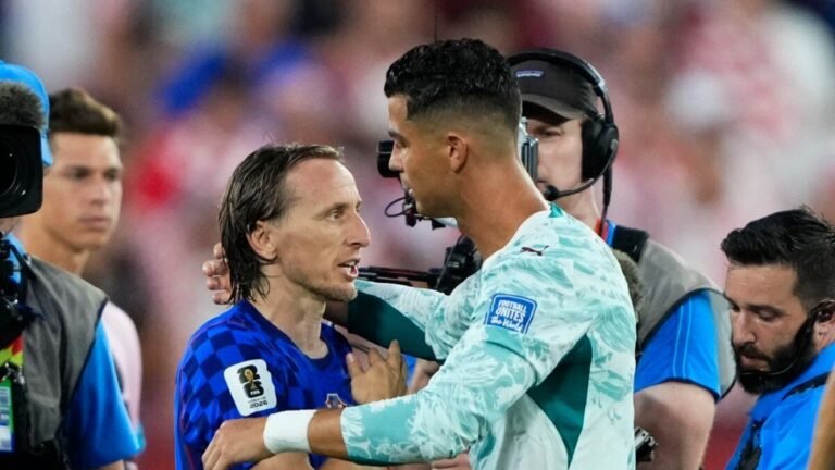 World Cup: Ronaldo consoles Modric as Portugal edge out Croatia in late VAR drama