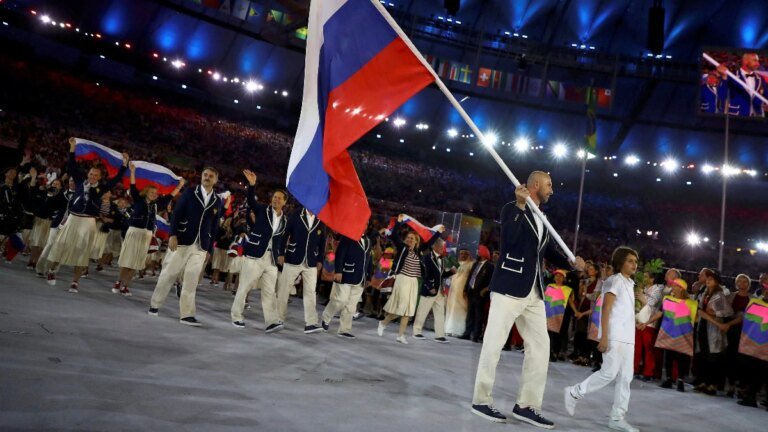 The International Olympic Committee temporarily lifts the suspension of Russia