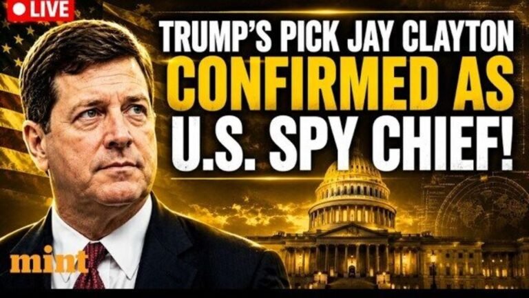 US Senate confirms Trump nominee Jay Clayton as Director of National Intelligence: Who is he? | Today’s news