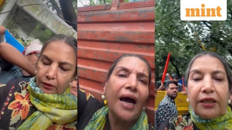 Watch: Shabana Azmi joins CJP’s ‘Chalo Sansad’ march, greets protesters | Today’s news