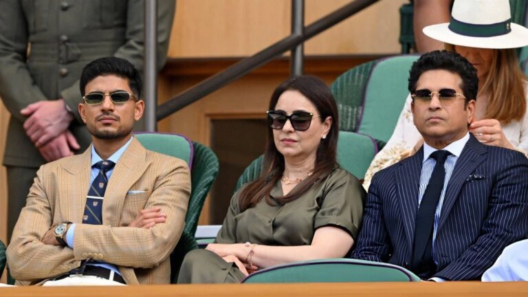 Sachin Tendulkar and Shubman Gill steal the spotlight in the Wimbledon Royal Box