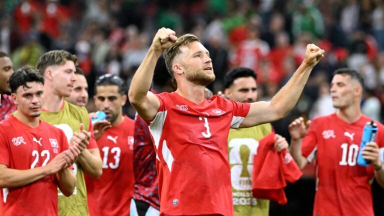 Riyad Mahrez’s final World Cup campaign was cut short as the clinical Swiss reached the R16
