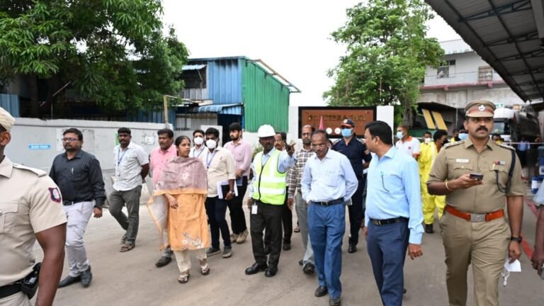 60% of ammonia gas has been cleaned from a seafood factory in Tiruvallur