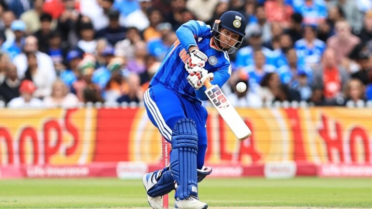 Vaibhav Sooryavanshi shows promise but falls cheaply in Indian debut