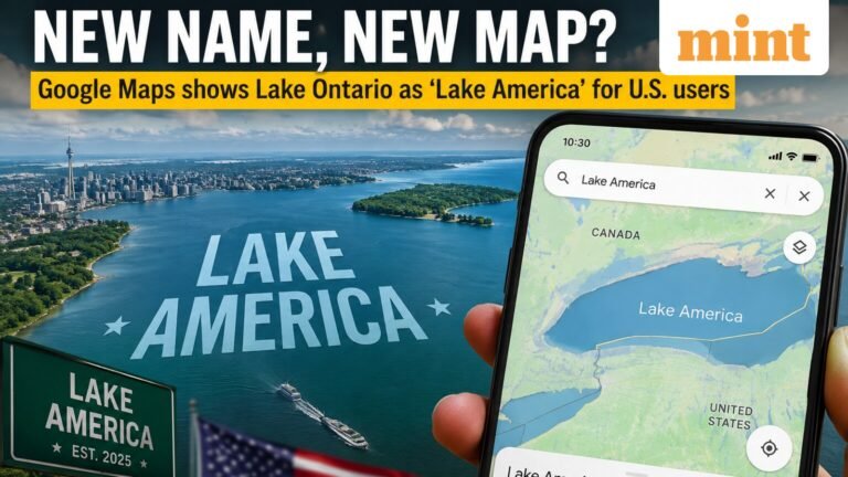 Lake Ontario is now ‘Lake America’ on Google Maps for US users after Trump’s order | Today’s news