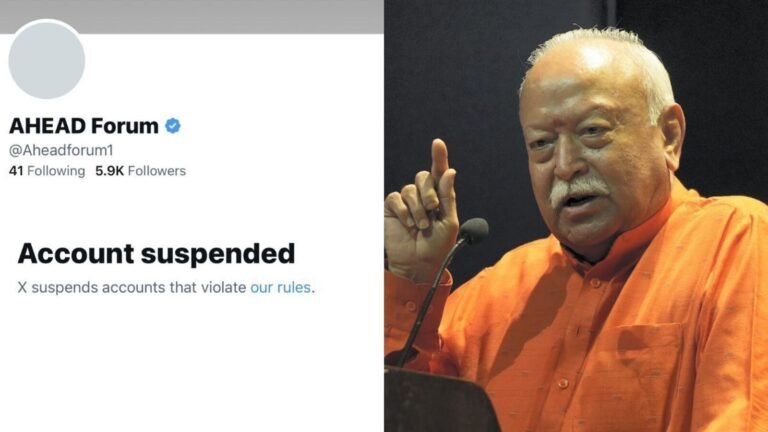 X suspended account of organizers of RSS chief Mohan Bhagwat’s event in New York | Today’s news