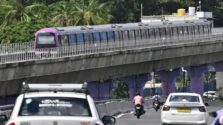 Bengaluru Metro Purple line trains will slow down to 40 kmph between Benniganahalli, Baiyappanahalli