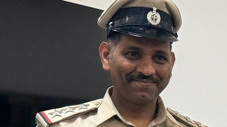 A Bengaluru police officer died in a road accident in Madhya Pradesh while investigating a cyber crime