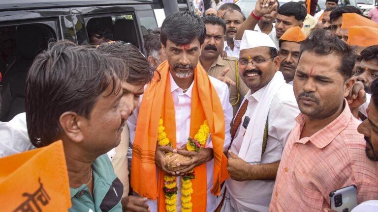 Manoj Jarange Patil starts indefinite hunger strike for Maratha reservation