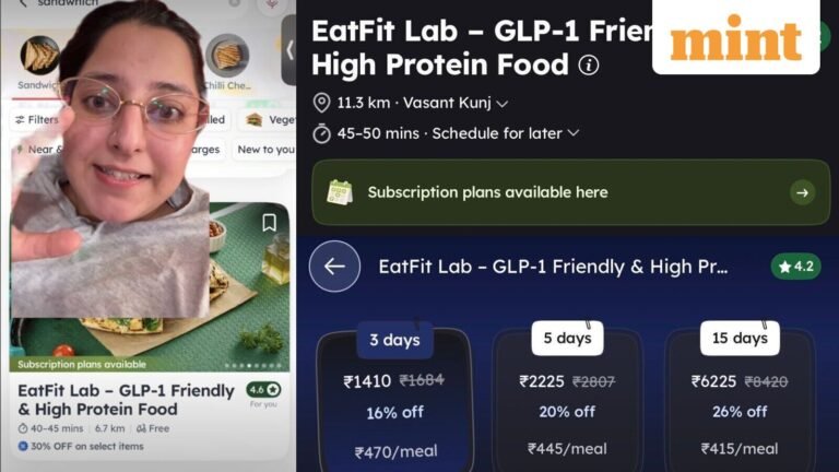 Cloud Kitchen Featured On Zomate Goes Viral For ‘GLP-1 Friendly And High Protein’- We Checked Their Menu | Today’s news