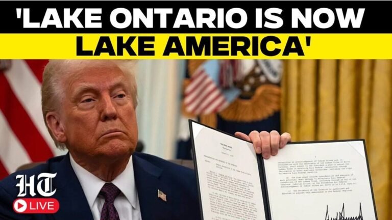 Trump signs order to rename Lake Ontario ‘Lake America’, effective immediately, as Canada’s trade war intensifies | Today’s news