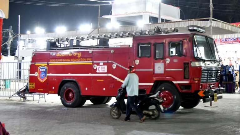 Two morning fires were reported in Hyderabad; no casualties