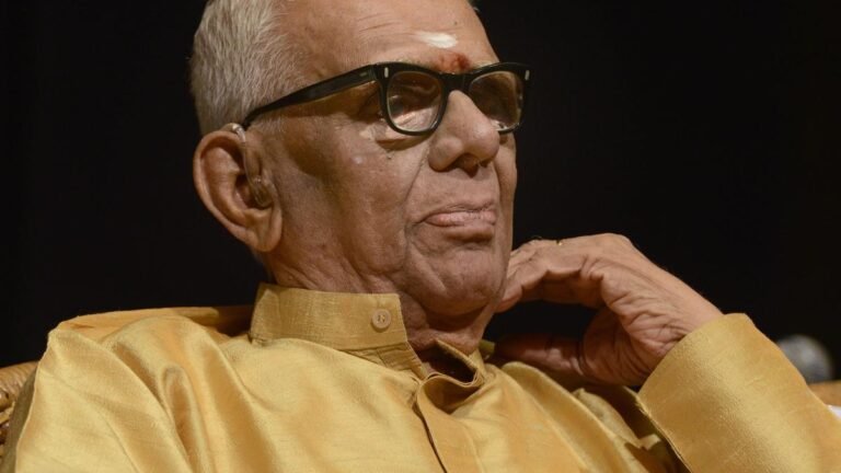 Carnatic musician SR Janakiraman passed away at the age of 98