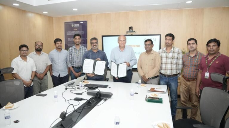 SRM University-AP signs a memorandum of understanding with Tor Vergata University of Rome for joint research