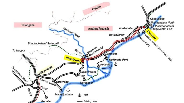 Union Cabinet approves new railway lines at a cost of ₹ 9,889 crore in Andhra Pradesh