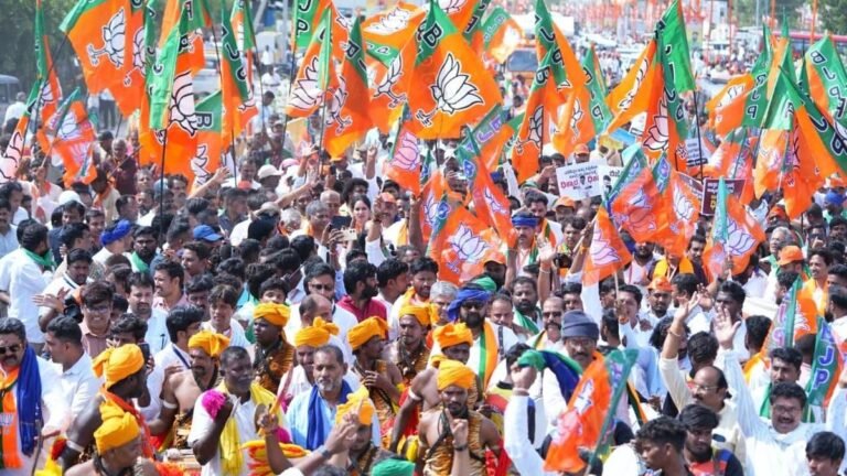 BJP begins 10-day padayatra against ‘corruption’ in Congress government.