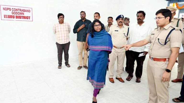 NDPS contraband depots have been opened in Eluru district