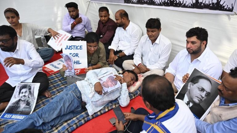 Sahil Wakode’s parents continue hunger strike for second day in Mumbai; he says no one from the government has heard back