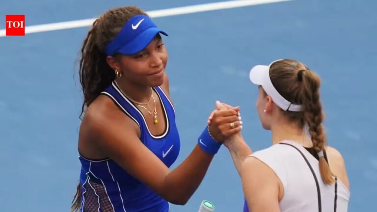 Thea Frodin, who played Serena Williams’ point double in Will Smith’s ‘King Richard’, impresses on US Open debut despite defeat.