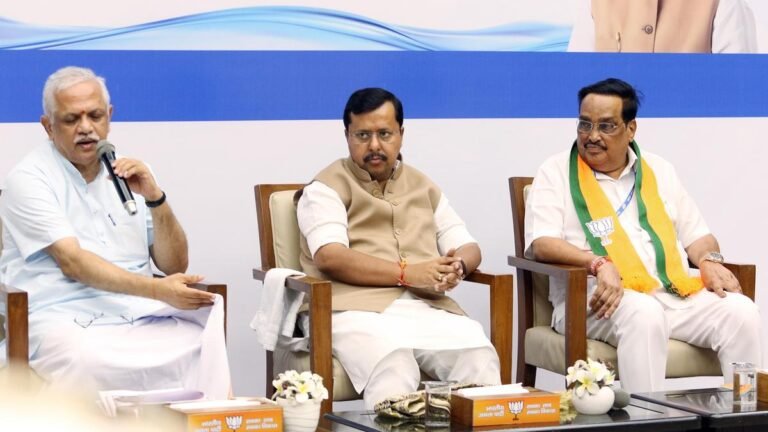 The BJP is organizing a two-day workshop on water resources for ministers from 14 party-ruled states