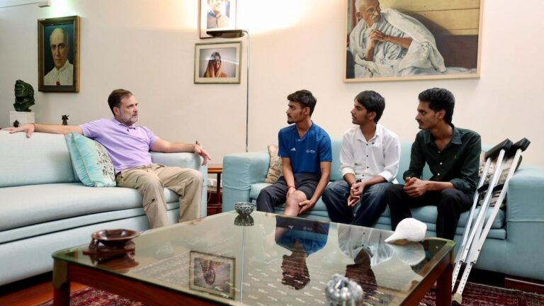 Youth-suppressing regime will have to answer to people, says Rahul Gandhi