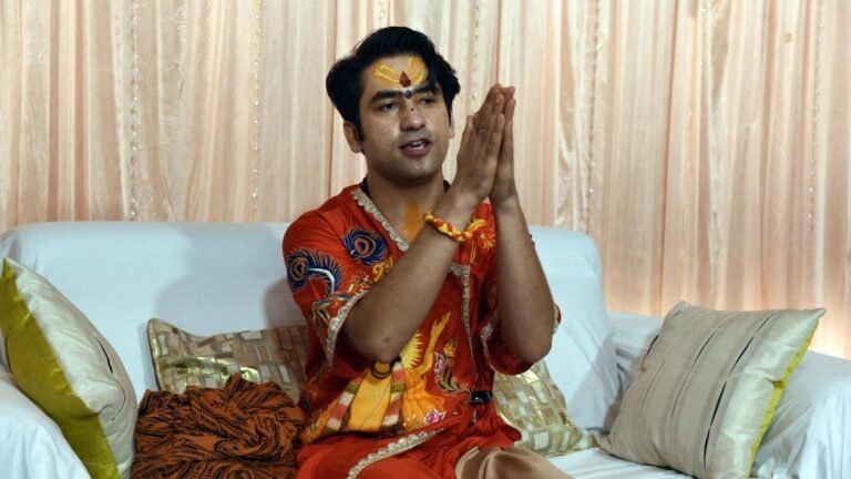 Bengal Congress filed a police complaint against Bageshwar Baba over Durga Puja meat dictation