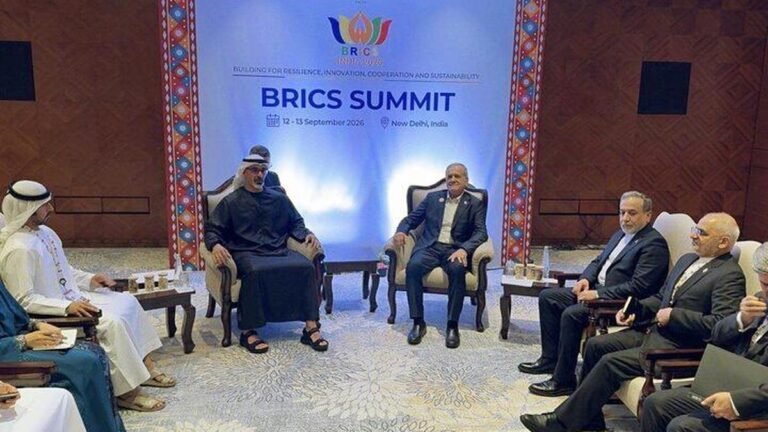 Iran’s president met with the crown prince in Abu Dhabi amid hostilities in West Asia