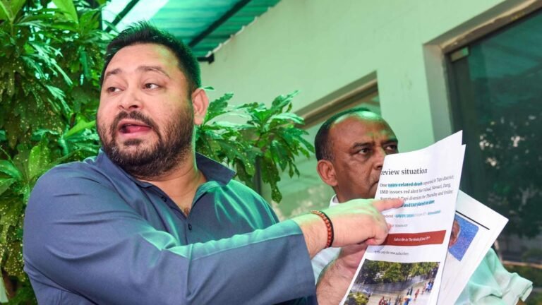 Center treating Bihar as stepchild: Tejashwi Yadav on flood-related issues