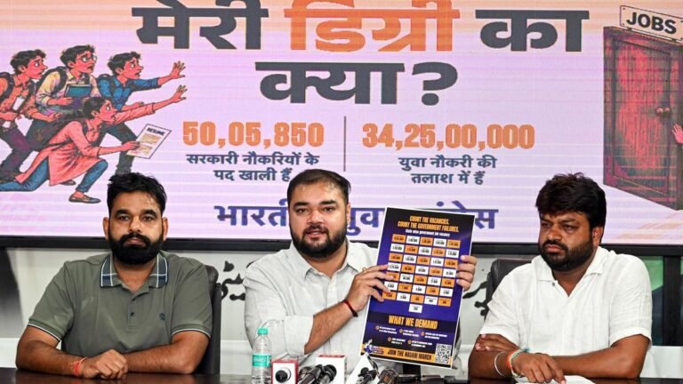 On PM Modi’s birthday, Youth Congress gives one-year ultimatum to government to fill ’50 lakh vacancies’