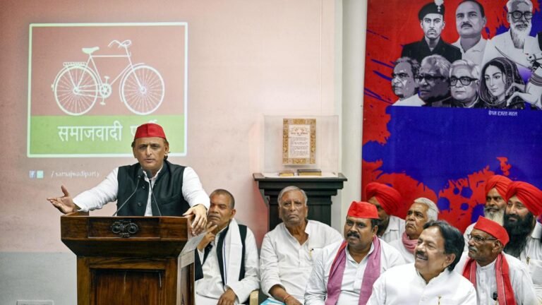 151 statues of Ambedkar vandalized in UP under BJP: Akhilesh Yadav