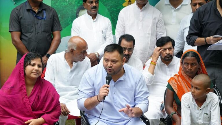 Tejashwi seeks the resignation of Samrat Choudhary over the Jamui incident