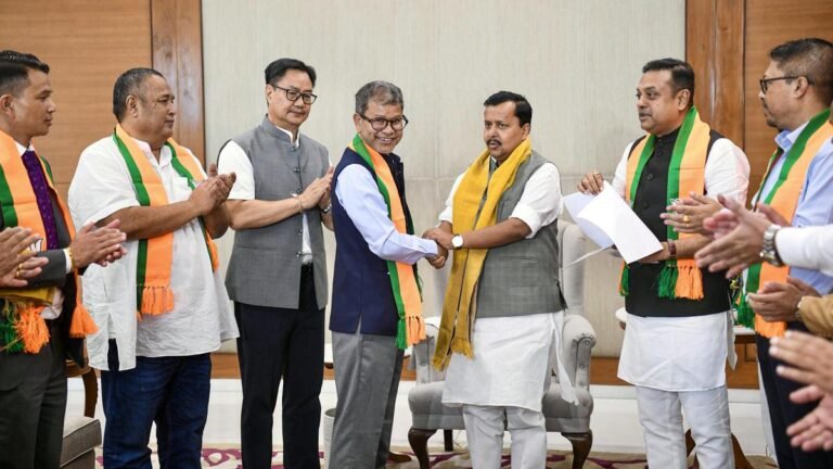 Eight Meghalaya UDP MLAs join BJP