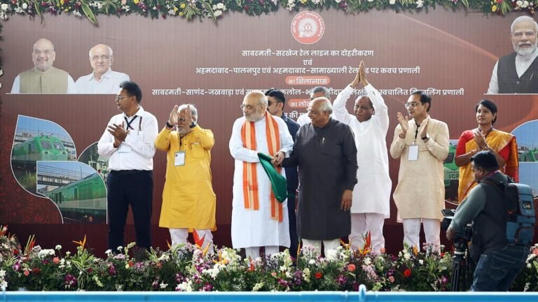 Amit Shah unveils India’s first LNG train; claims: “Modi transformed railways, Congress known for scams”