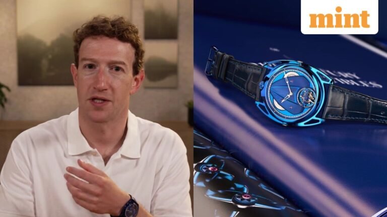 Mark Zuckerberg sports De Bethune DB28xs Kind of Blue Tourbillon: Priced at ₹2.1 cr, here’s why it’s special to him | Today’s news