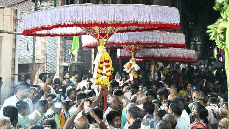 Decades old tradition: Tirupati umbrellas taken out in procession