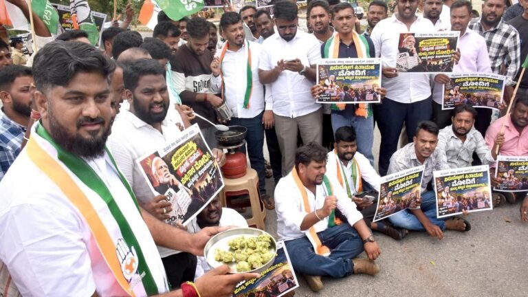 Youth Congress activists celebrate Modi’s birthday as ‘Unemployment Day’