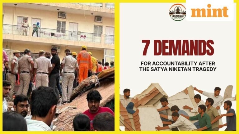 Satya Niketan collapse: CJP makes 7 demands to govt – PG ‘mafia’ probe, ₹ CR aid, more DU hostels | Full list | Today’s news
