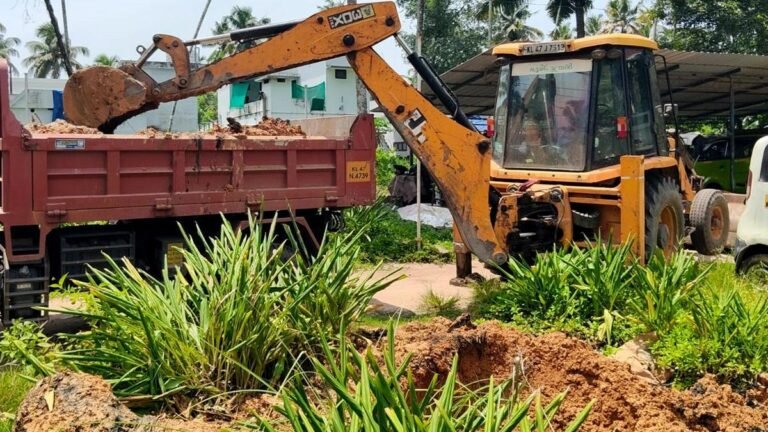 In a Kerala village, relief for residents begins as the removal of chemically treated soil