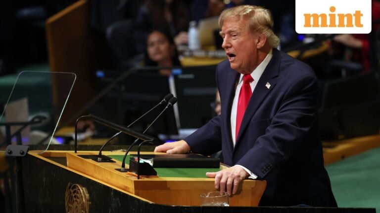 Trump at UN General Assembly: US President again claims credit for India-Pakistan ceasefire – ‘saved 30 million lives’ | Today’s news