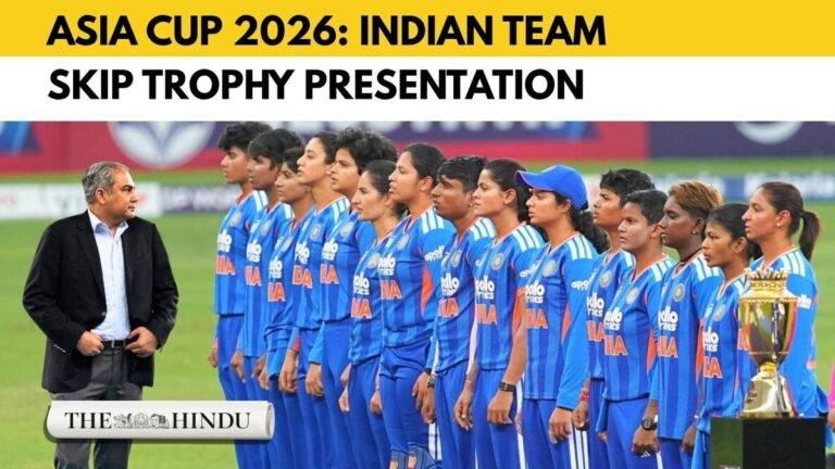 Asia Cup 2026: Indian women’s cricket team rejects trophy from Pakistan’s Mohsin Naqvi