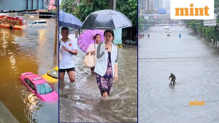 Bangkok flood ‘disaster’: Heavy rain causes havoc; Houses, shops and roads are waterlogged | Follow | Today’s news