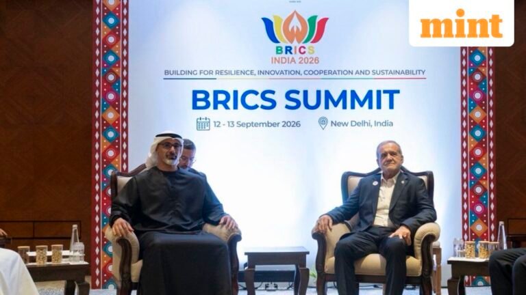 Iran, UAE leaders meet on BRICS sidelines in Delhi as US-Iran war tests regional ties in Middle East | Today’s news