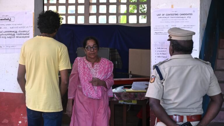 Local election polls in Kerala recorded a voter turnout of 58.81%